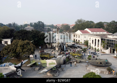Flugzeug anzeigen Military History Museum Hanoi Vietnam Stockfoto