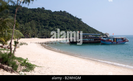 Weiße Sand Chong Beach Cham Island vor historischen Hoi An Vietnam Stockfoto