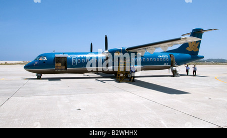 Vietnam Airlines ATR 72 Propellermaschine Danang, Vietnam Stockfoto
