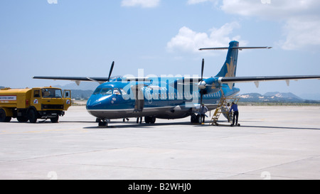 Vietnam Airlines ATR 72 Propellermaschine Danang, Vietnam Stockfoto