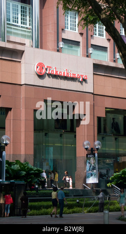Kaufhaus Takashimaya Orchard Road Singapur Stockfoto