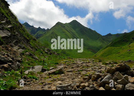 Puy Redon im Massif de Sancy, Auvergne, Frankreich Stockfoto