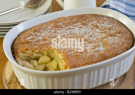 Eves Pudding traditionelles Dessert Essen UK Stockfoto