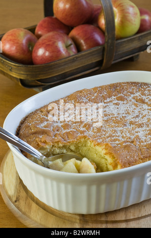 Eves Pudding traditionelles Dessert Essen UK Stockfoto