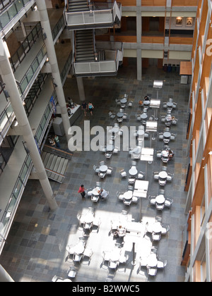 Glas-Atrium, Paul G. Allen Center for Computer Science & Engineering, University of Washington Stockfoto