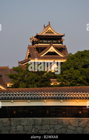 Burg Kumamoto, Kumamoto, Kumamoto-Präfektur, Kyushu, Japan Stockfoto