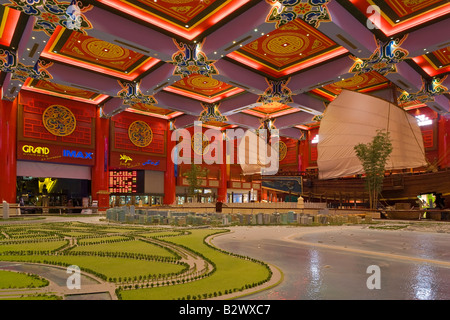 Vereinigte Arabische Emirate Dubai Ibn Battuta Mall China Court neue Entwicklungen-Modell für Dubai Stockfoto