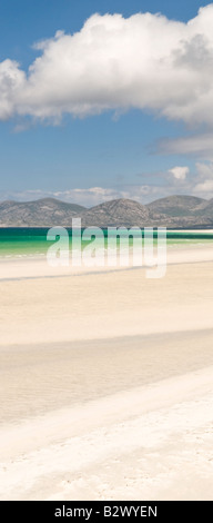 Sand Muster auf Seilebost Strand, Isle of Harris, Hebriden, Schottland, UK Stockfoto