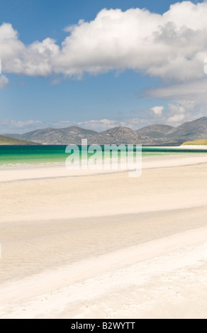 Sand Muster auf Seilebost Strand, Isle of Harris, Hebriden, Schottland, UK Stockfoto