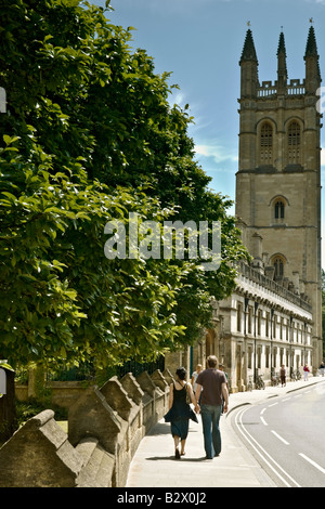 Magdalen College Great Tower High Street Oxford Stockfoto