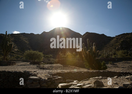 Ruinas de Quilmes, Valles Calchaquies, Provinz Salta, Argentinien Stockfoto