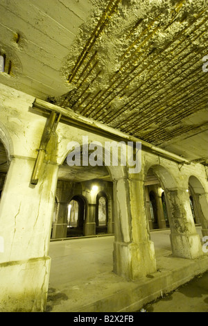 Die alten, stillgelegten Unterführung in Ogden Avenue in Chicago, IL. Stockfoto