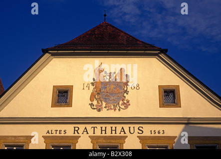 Rathaus, dem Rathaus, dem alten Rathaus, Stadt grein Grein, Oberösterreich, Österreich, Europa Stockfoto
