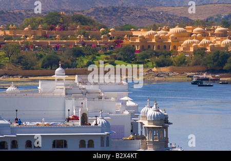 Lake Palace Hotel, Udaipur, Rajasthan, Indien, Subkontinent, Asien Stockfoto