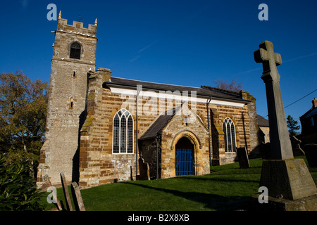 St. Margaret Pfarrkirche, Denton Northamptonshire, England, UK Stockfoto