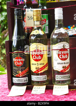 Kubanischen Rum, Havanna Club Stockfoto