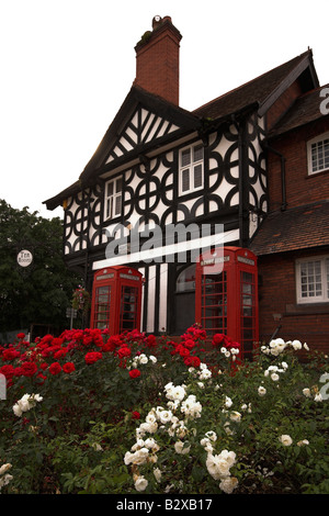 Tee Zimmer, Café, Port Sunlight, Modelldorf, Wirral, Merseyside, UK Stockfoto