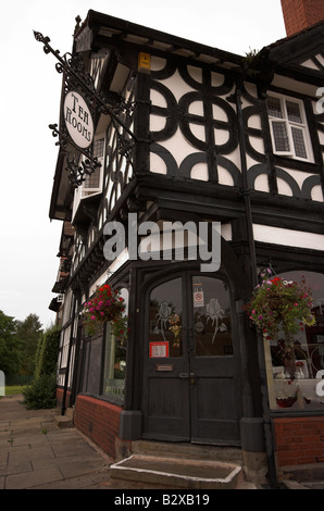 Tee Zimmer, Café, Port Sunlight, Modelldorf, Wirral, Merseyside, UK Stockfoto