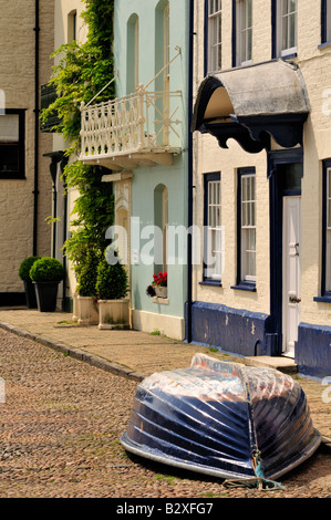 Rastplatz Boot Bayards Bucht Dartmouth Devon Stockfoto