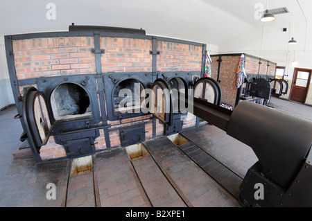 Krematorium des KZ Buchenwald, Deutschland Stockfoto