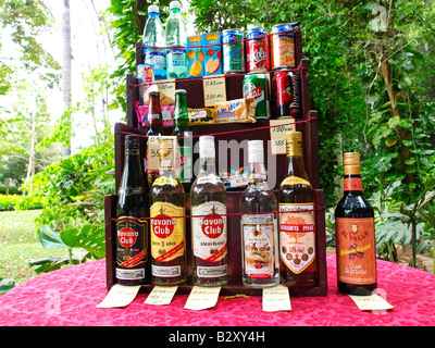 Kubanischen Rum, Havanna Club Stockfoto