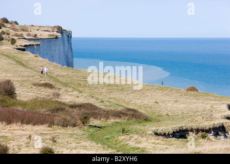 Fuß auf die tiefen in der Nähe von St. Margaret s bei Cliffe in Kent Stockfoto