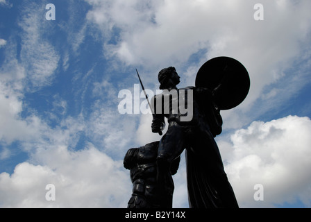 Statue des Achilles in Hyde Park London England Stockfoto