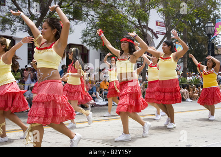 Jährliche Sommer-Sonnenwende-Feier und Parade Juni 2007, seit 1974, Santa Barbara, Kalifornien Stockfoto