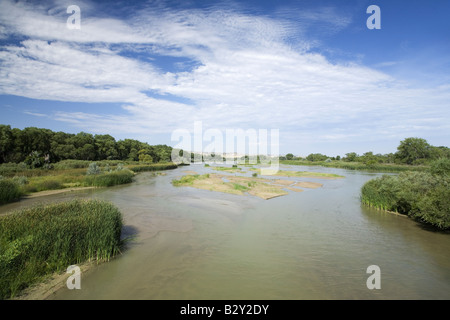 North Platte River, westlichen Nebraska State Highway 26 Stockfoto