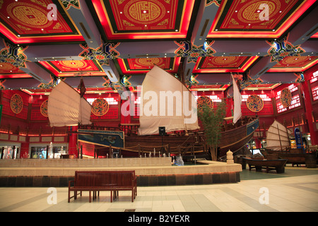 Das chinesische Gericht in der Ibn Battuta Mall-Dubai Stockfoto