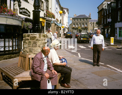 UK England Dorset Shaftesbury High Street Stockfoto