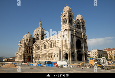 Kathedrale von Marseille, römisch-katholische Kathedrale in Marseille, Südfrankreich Stockfoto