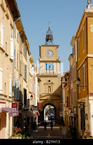 Straße in Salon-de-Provence, Frankreich Stockfoto