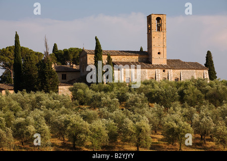 Kirche von Santa Lucia, San Gimignano, Toskana, Italien Stockfoto