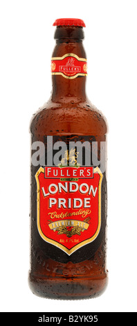 Flasche von Fullers London Pride Ale Stockfoto