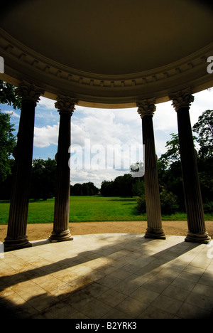 Park, Schloss, Schloss Sanssouci, antiken Tempel der Freundschaft, Potsdam, Brandenburg, Schloss, Sanssouci, Potsdam, Brandenburg, Unesco, Stockfoto