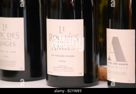 Les Vieilles Vignes, Passerille. Domaine Le Roc des Anges, Montner, Roussillon, Frankreich Stockfoto