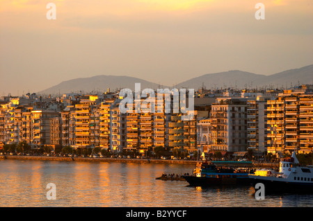 Die Waterfront. Thessaloniki, Makedonien, Griechenland Stockfoto