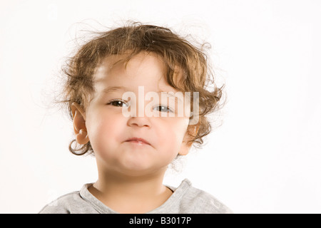 Porträt von kleinen Mädchen Stockfoto