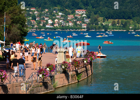 Annecy-See in Savoie-Frankreich Stockfoto