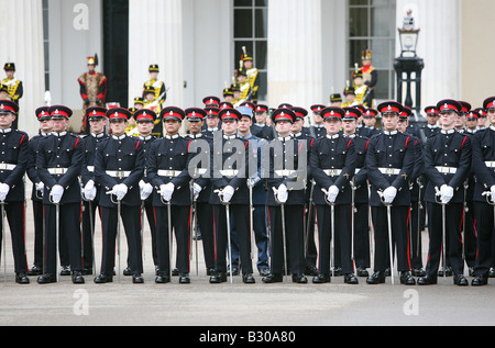Weitergabe von Parade in Sandhurst auch bekannt als übereinstimmed des Fürsten Parade Stockfoto