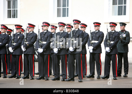 Weitergabe von Parade in Sandhurst auch bekannt als übereinstimmed des Fürsten Parade Stockfoto