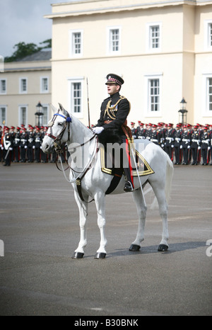 Weitergabe von Parade in Sandhurst auch bekannt als übereinstimmed des Fürsten Parade Stockfoto