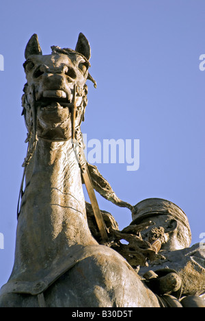 Statue vom Denkmal für Alfonso XII, in den Parque del Buen Retiro, Madrid, Spanien Stockfoto