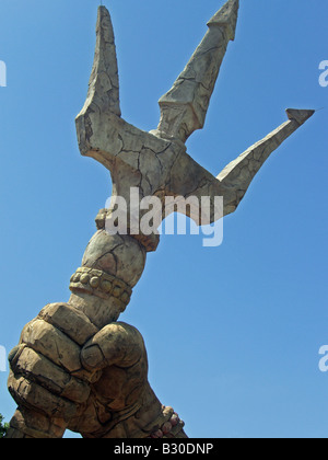 Universelle Poseidons Dreizack Stockfoto