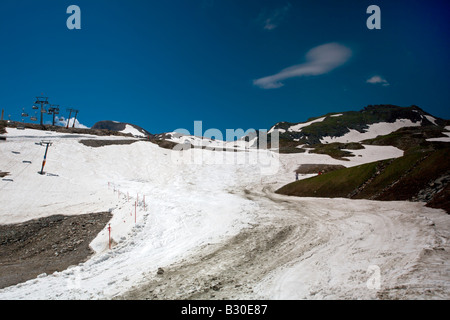 Nationalpark Hohe Tauern: Kitzsteinhorn Berg: Gletscher Stockfoto