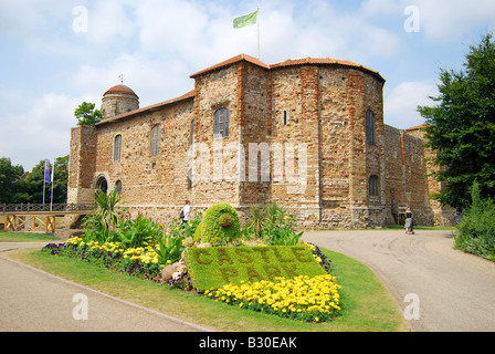 11. Century Colchester Castle, Upper Castle Park, Colchester, Essex, England, Vereinigtes Königreich Stockfoto