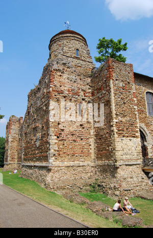 11. Century Colchester Castle, Upper Castle Park, Colchester, Essex, England, Vereinigtes Königreich Stockfoto