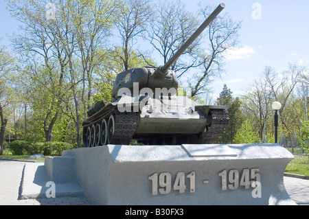 Sowjetische Panzer in Georgijewsk Russland Stockfoto