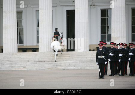 Weitergabe von Parade in Sandhurst auch bekannt als übereinstimmed des Fürsten Parade Stockfoto
